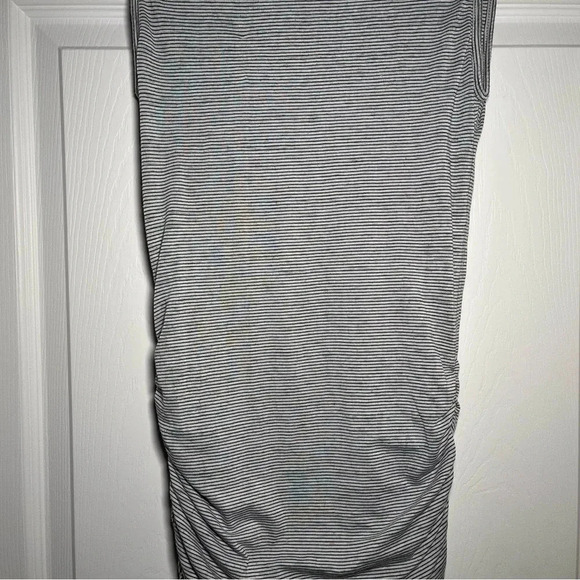 Rip Curl Size X Small Stripe High Tide Rib Midi Dress - Picture 7 of 9